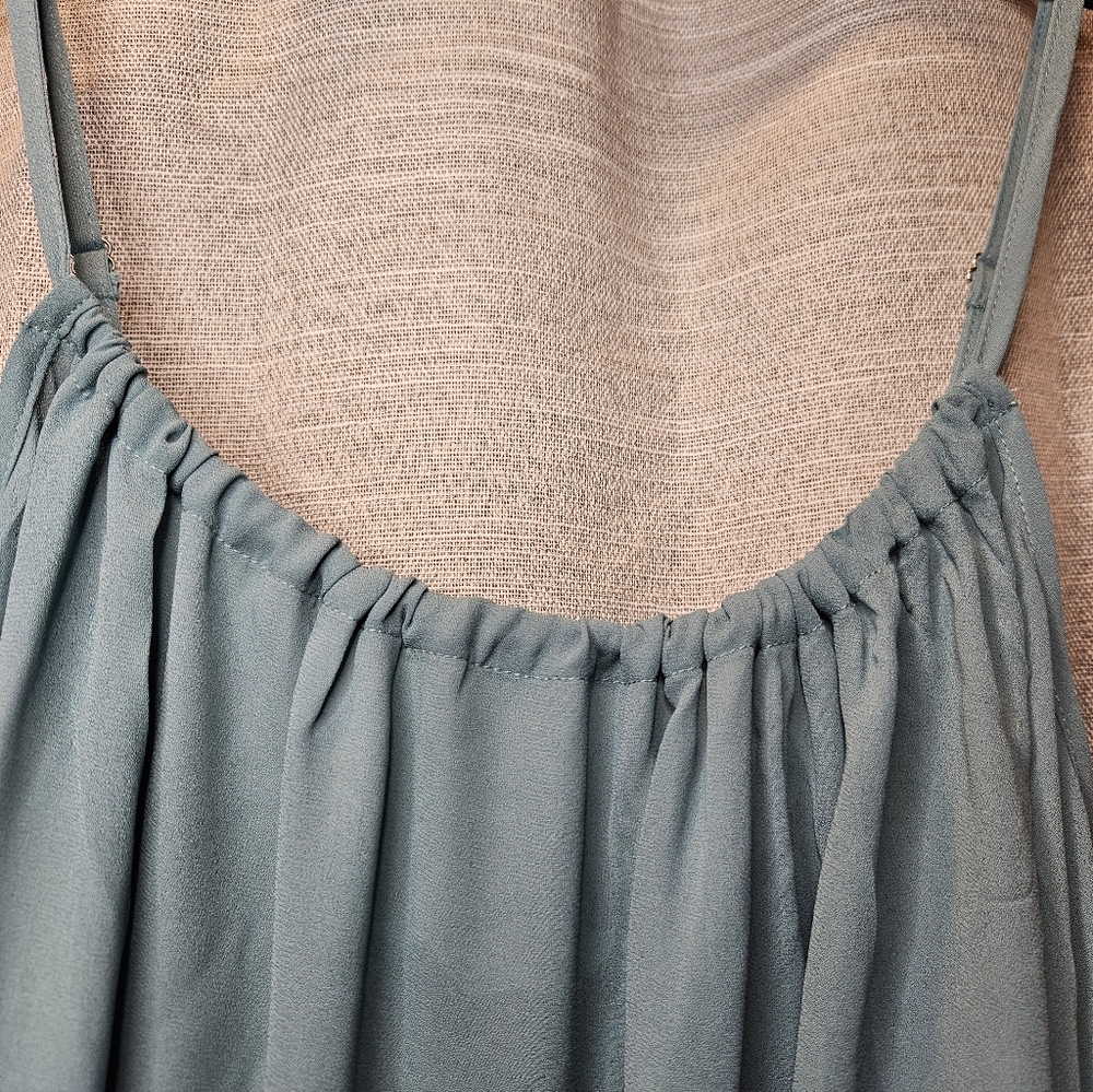 NWT Cupshe Moss & Fern Green Cover-Up Mini Dress New Small - Picture 6 of 14